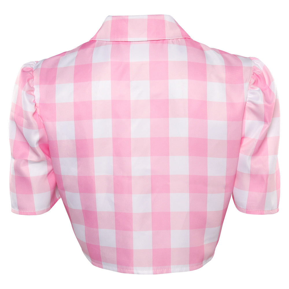Film Barbie Gilet à Manches Courtes Femme Cosplay Costume