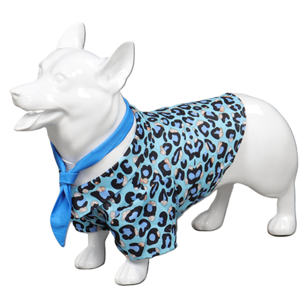 Film Barbie Ken Chemise Imprimée Bleu Costume Pour Animal