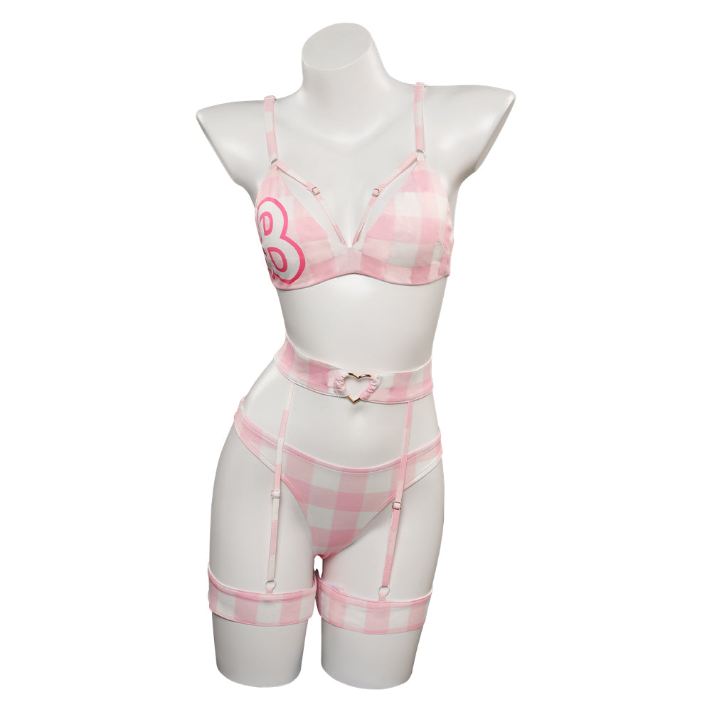 Film Barbie Margot Robbie Barbie Bunny Girl Cosplay Costume