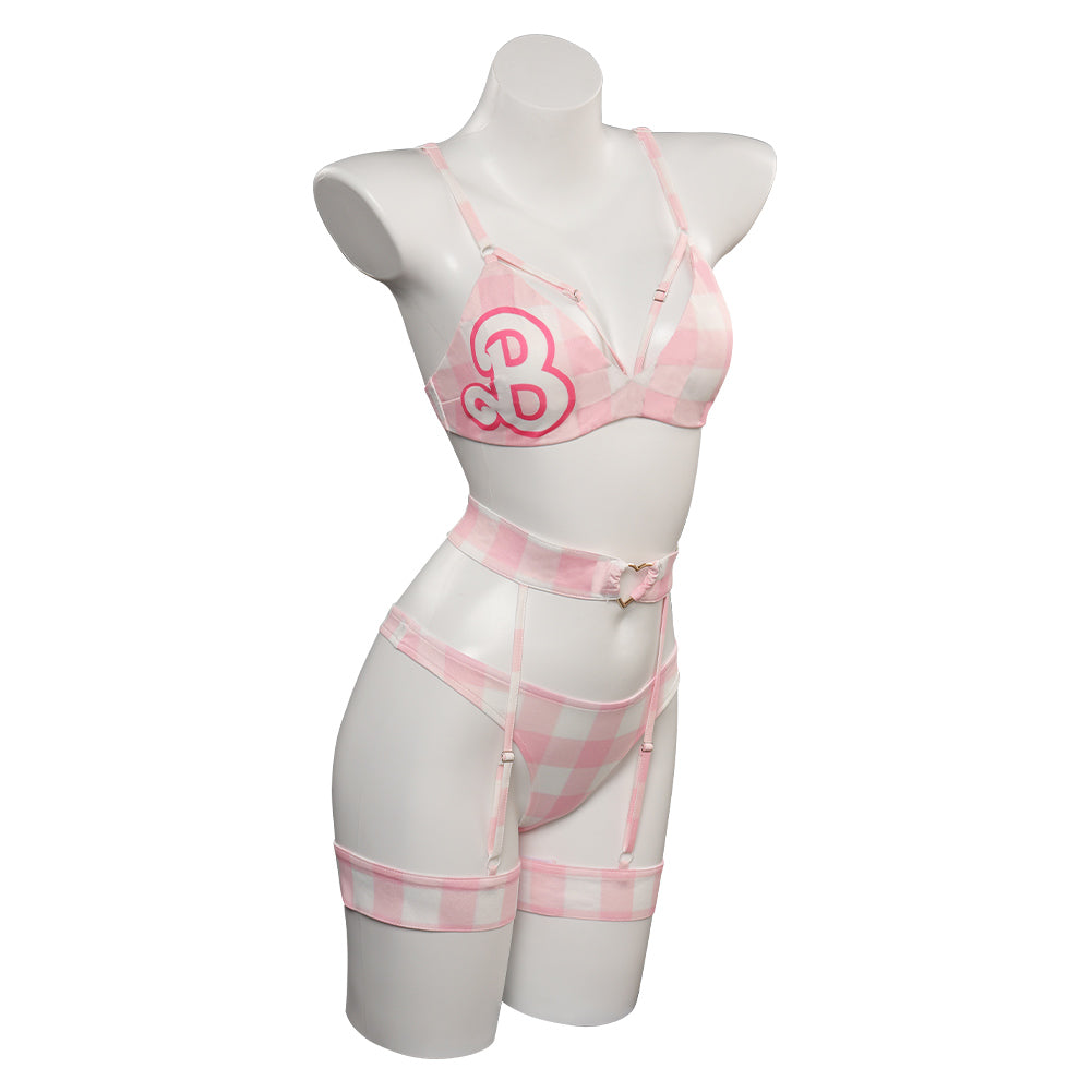 Film Barbie Margot Robbie Barbie Bunny Girl Cosplay Costume