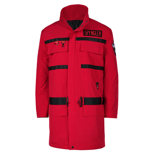 Film Ghostbusters 2024 Gary Grooberson Veste Rouge Cosplay Costume