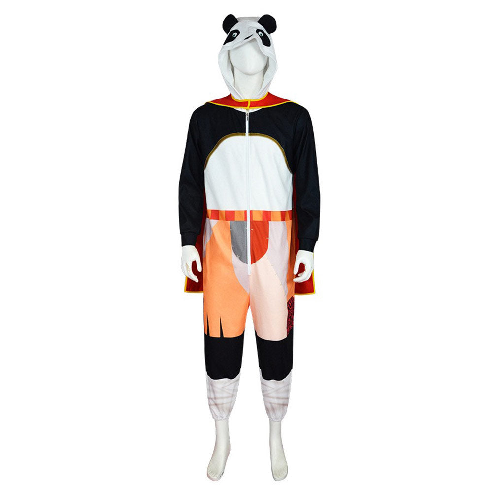 Film Kung Fu Panda 4(2024) Po Pyjama+Cape Cosplay Costume