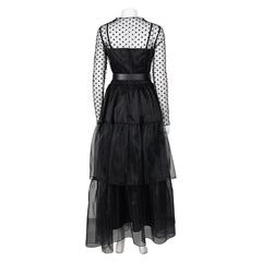 Film Lisa Frankenstein(2024) Misty Robe Noire Cosplay Costume