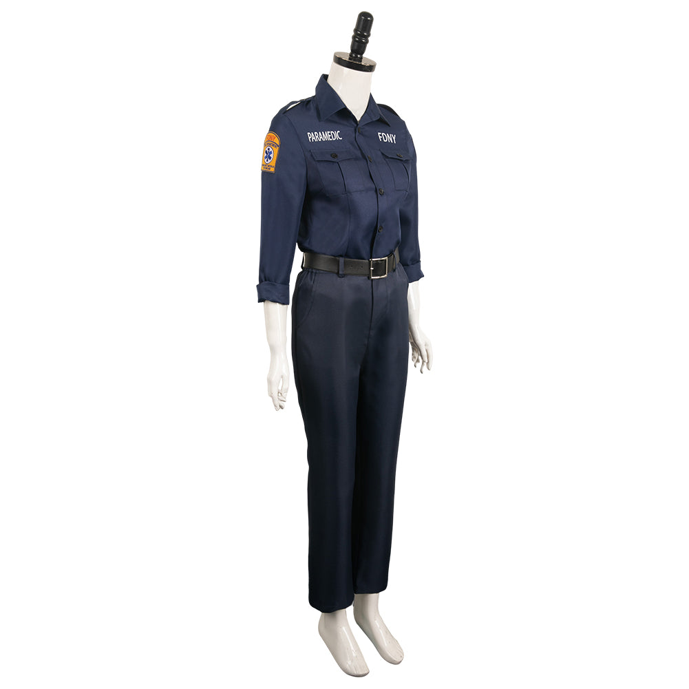 Film Madame Web(2024) Cassandra Webb Tenue Bleu Marine Cosplay Costume