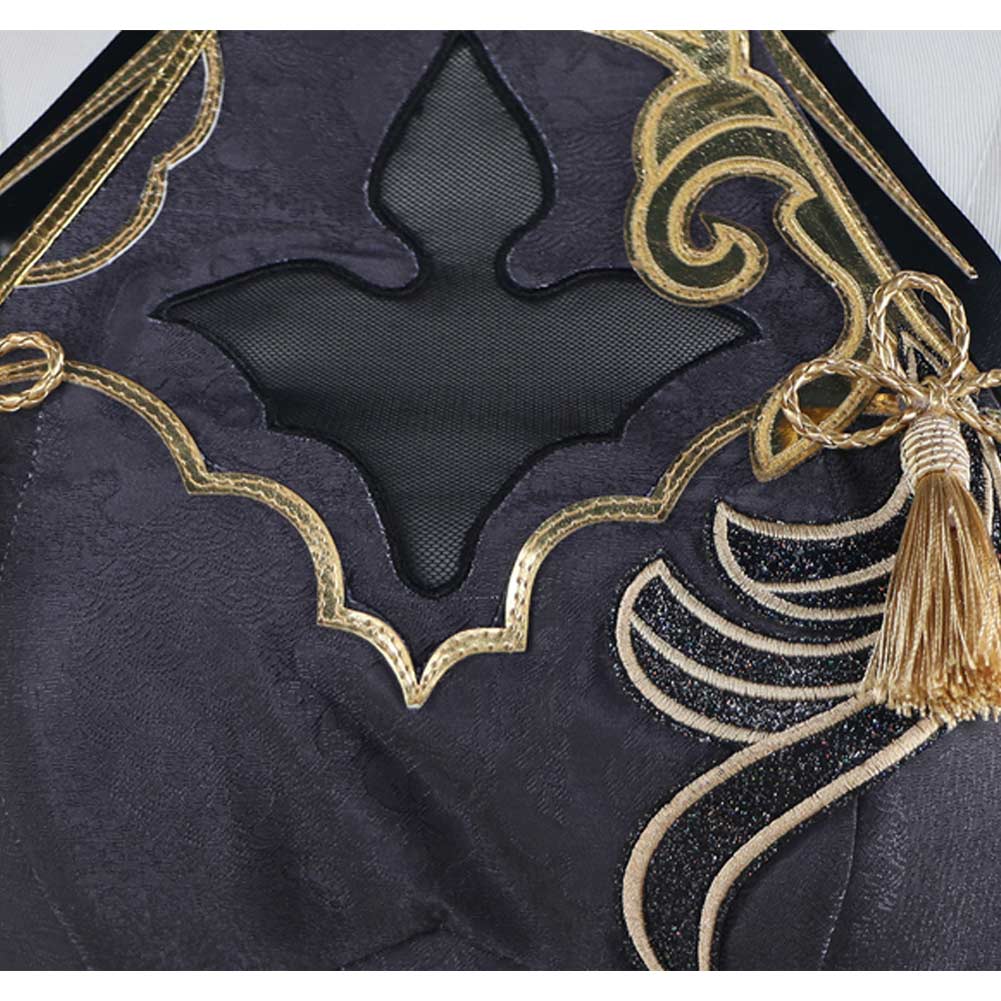 Genshin Impact Shenhe Frostflower Dew Cosplay Costume