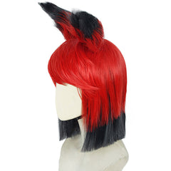 Hazbin Hotel Alastor Cosplay Perruque Rouge
