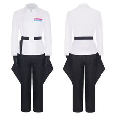 Imperial Officer Uniforme Blanc Cosplay Costume