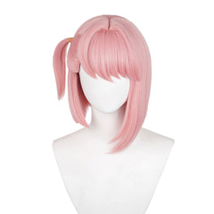 Jeu Genshin Impact Charlotte Cosplay Perruque Rose