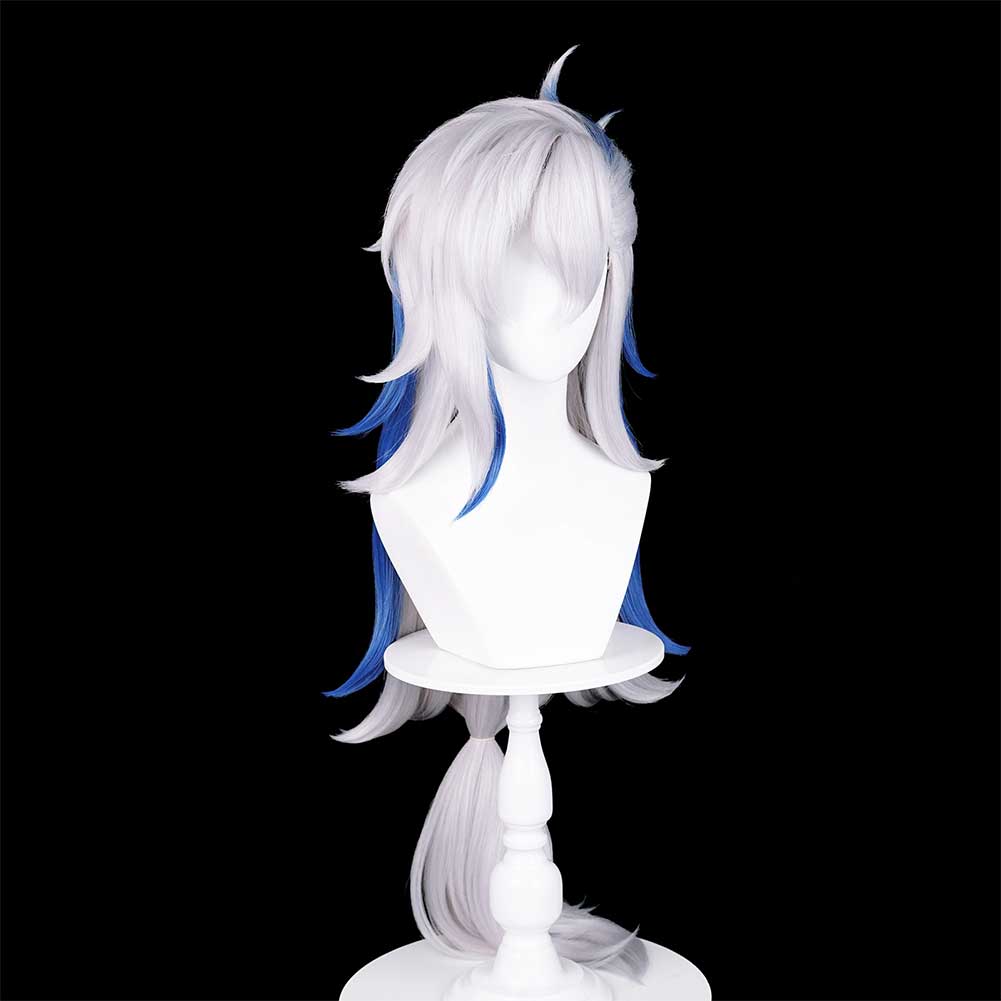Jeu Genshin Impact Neuvillette Cosplay Perruque