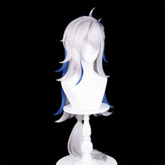 Jeu Genshin Impact Neuvillette Cosplay Perruque
