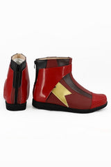 Justice League 2017 Barry Allen Flash Bottes Cosplay Chaussures
