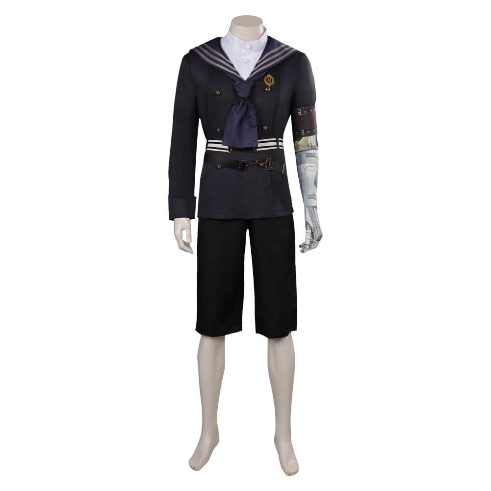 Lies of P Pinocchio Sailor Noir Tenue Jeu Cosplay Costume