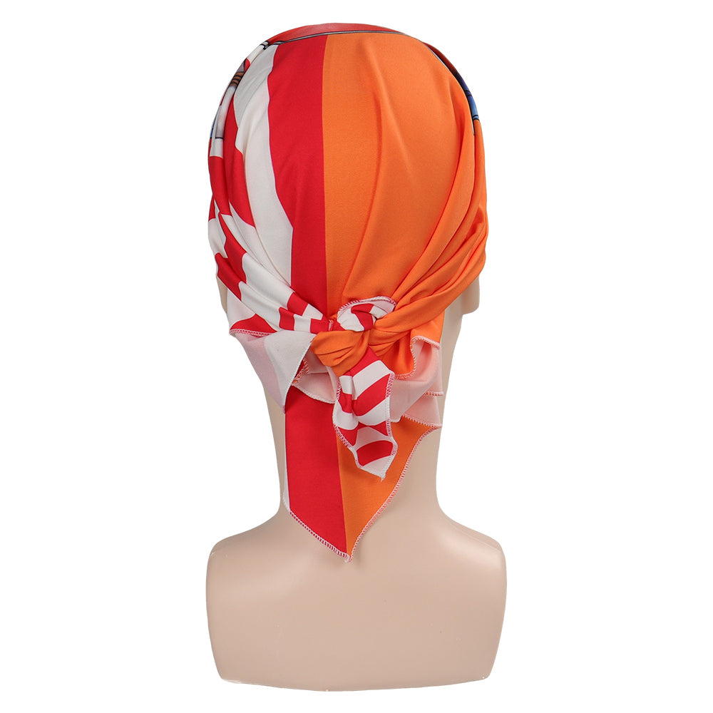 One Piece Buggy Foulard Design Original Cosplay Accessorie