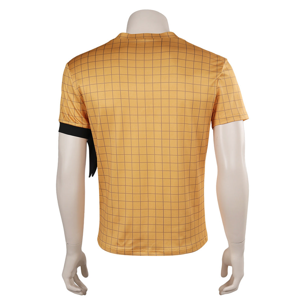 Roronoa Zoro One Piece: Red Jaune Chemise Homme Cosplay Costume