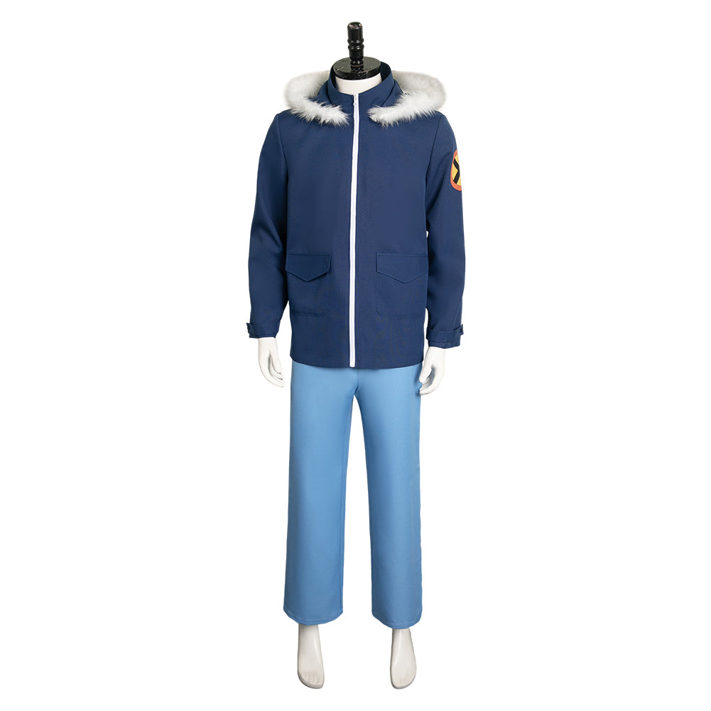Scott Pilgrim TV Scott Pilgrim Takes Off 2023 Bleu Tenue Cosplay Costume