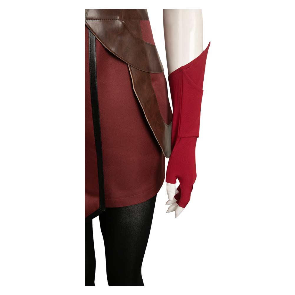 TV Ahsoka Tano Star Wars Rouge Tenue Cosplay Costume