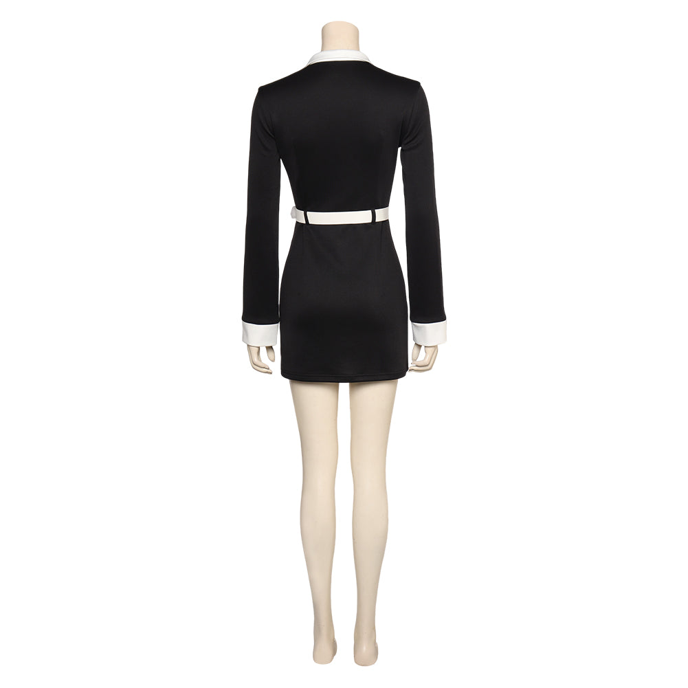 TV Doctor Who Ruby Sunday Robe Courte Noire Cosplay Costume