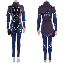 TV Le Prince Des Dragons Rayla Combinaison Tenue Cosplay Costume
