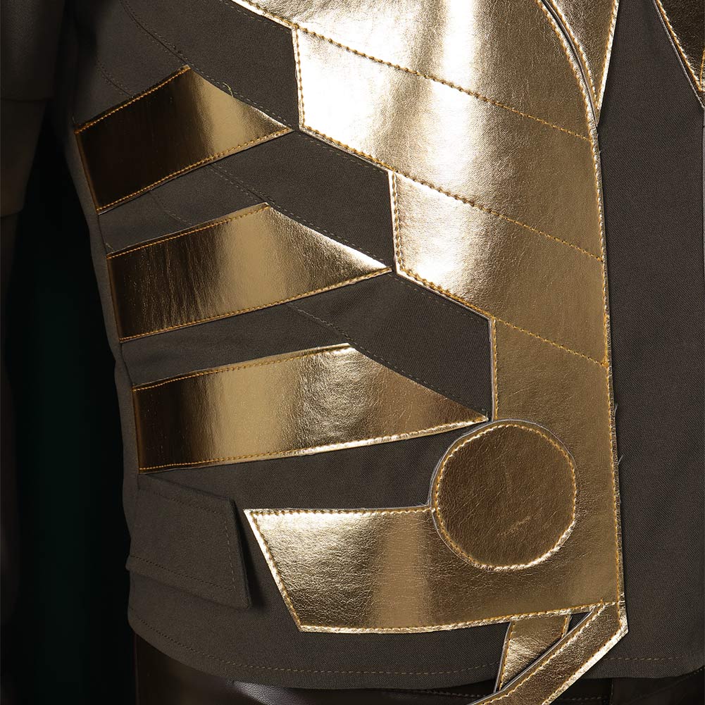 TV Loki 2 Loki Noir Tenue Cosplay Costume Halloween