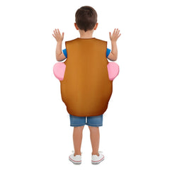 Adulte & Enfant Costume Monsieur Patate et Madame Patate Film Combinaison Marron