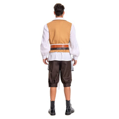 Pirates des Caraibes 4 Jack Sparrow Cosplay Costume Gilet