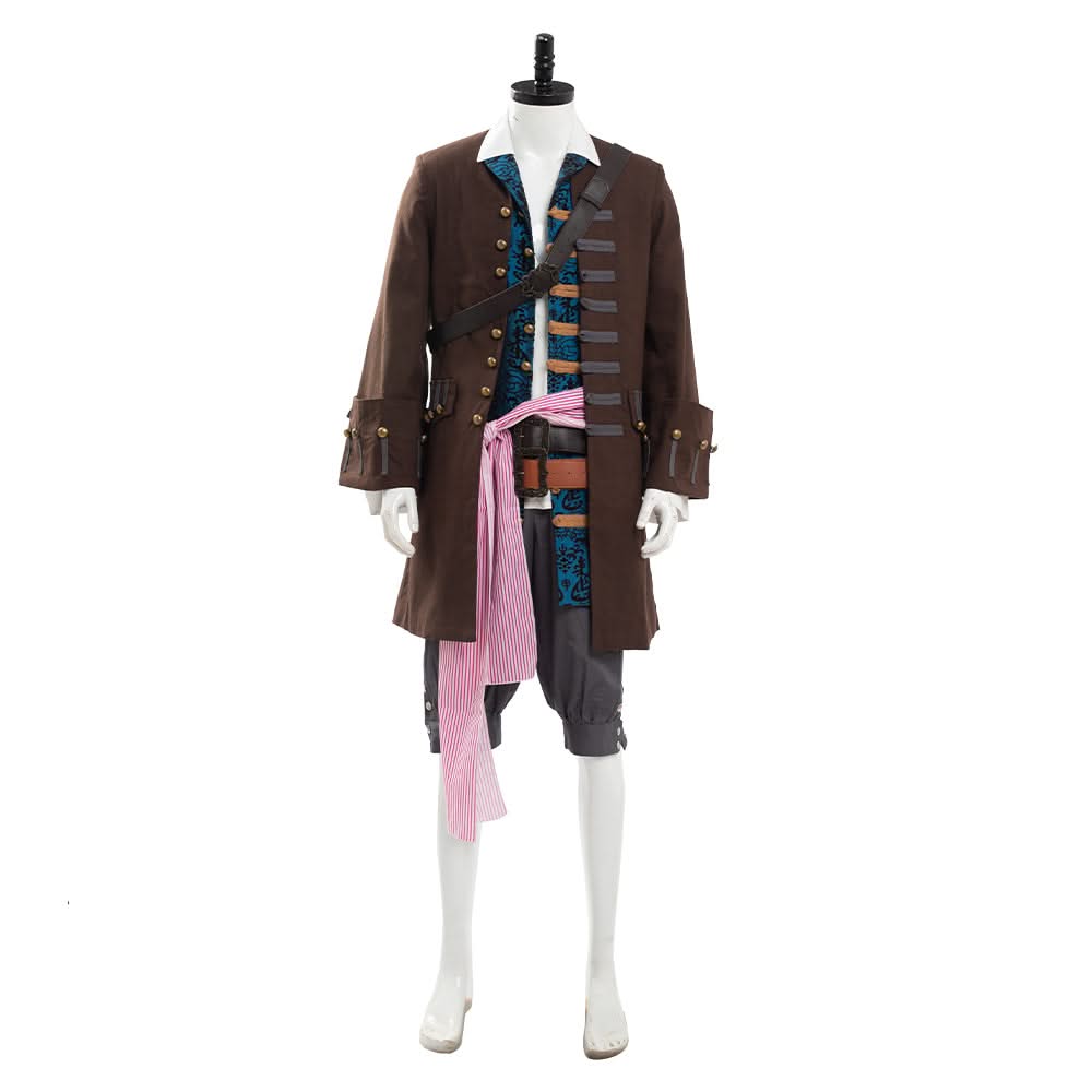Pirates of the Caribbean Jack Sparrow Cosplay Costume