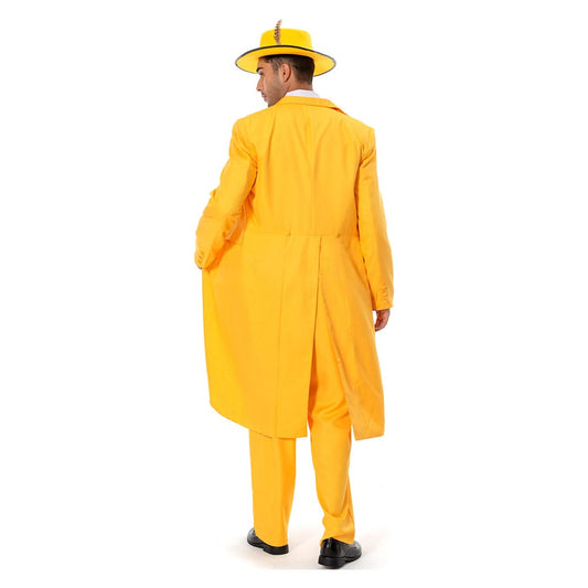 The Mask Jim Carrey Tenue Jaune Halloween Carnaval Cosplay Costume
