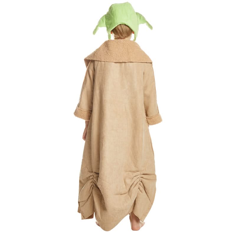 The Mandalorian -Baby Yoda Robe Chapeau Halloween Cosplay Costume Pour Enfant