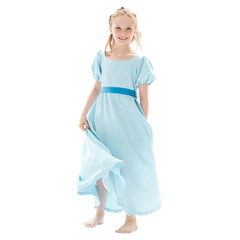 Enfant&Femme Peter Pan Wendy Darling Robe Cosplay Costume