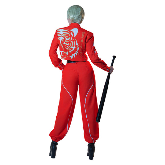 Adulte Japonais Bosozoku To kkou Fuku Tenue Rouge Cosplay Costume