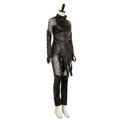 Rumi Mira Zoey Tenue Noire en Cuir Cosplay Costume