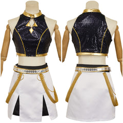 Mira Zoey Tenue à Bretelles Noir Cosplay Costume