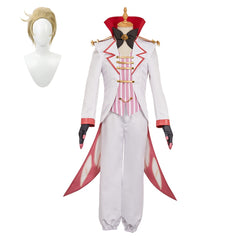 Hazbin Hotel 2 Lucifer Démon Tenue Blanche Cosplay Costume