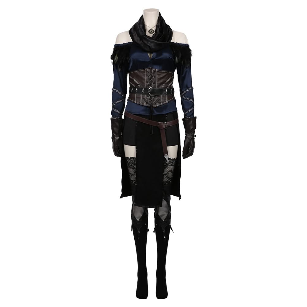 The Witcher 3 Wild Hunt Yennefer Uniform Cosplay Costume