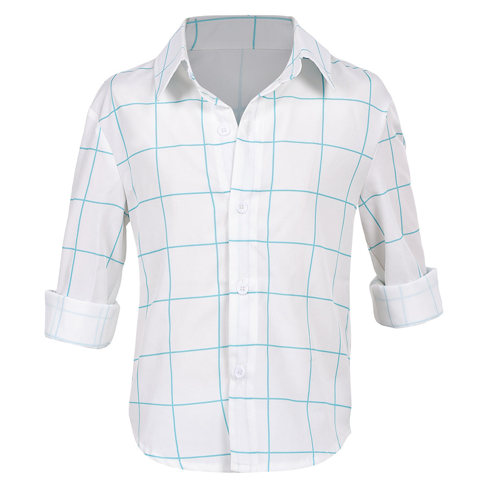 Enfant Kpop Jinu Chemise Blanche Cosplay Costume