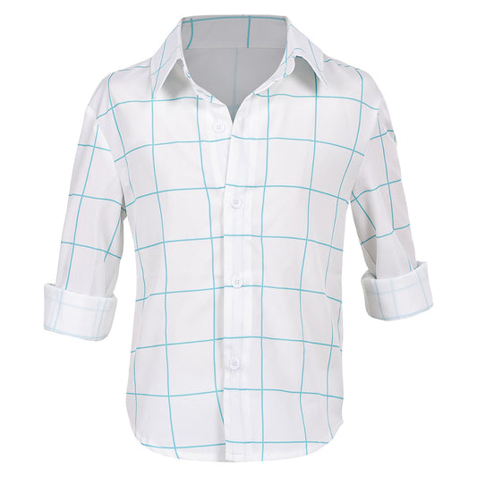 Enfant Kpop Jinu Chemise Blanche Cosplay Costume