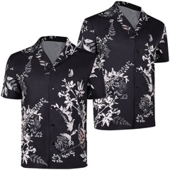 Cosplay Costume Jason Duval GTA(2026) Jeu Cosplay Chemise Hawaïenne Bleue/Noire Homme