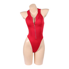 Cosplay Costume C.J. Parker/Victoria Leeds Baywatch TV Cosplay Maillot de Bain Une Pièce Rouge Femme