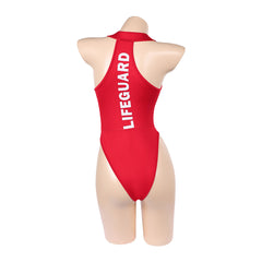 Cosplay Costume C.J. Parker/Victoria Leeds Baywatch TV Cosplay Maillot de Bain Une Pièce Rouge Femme