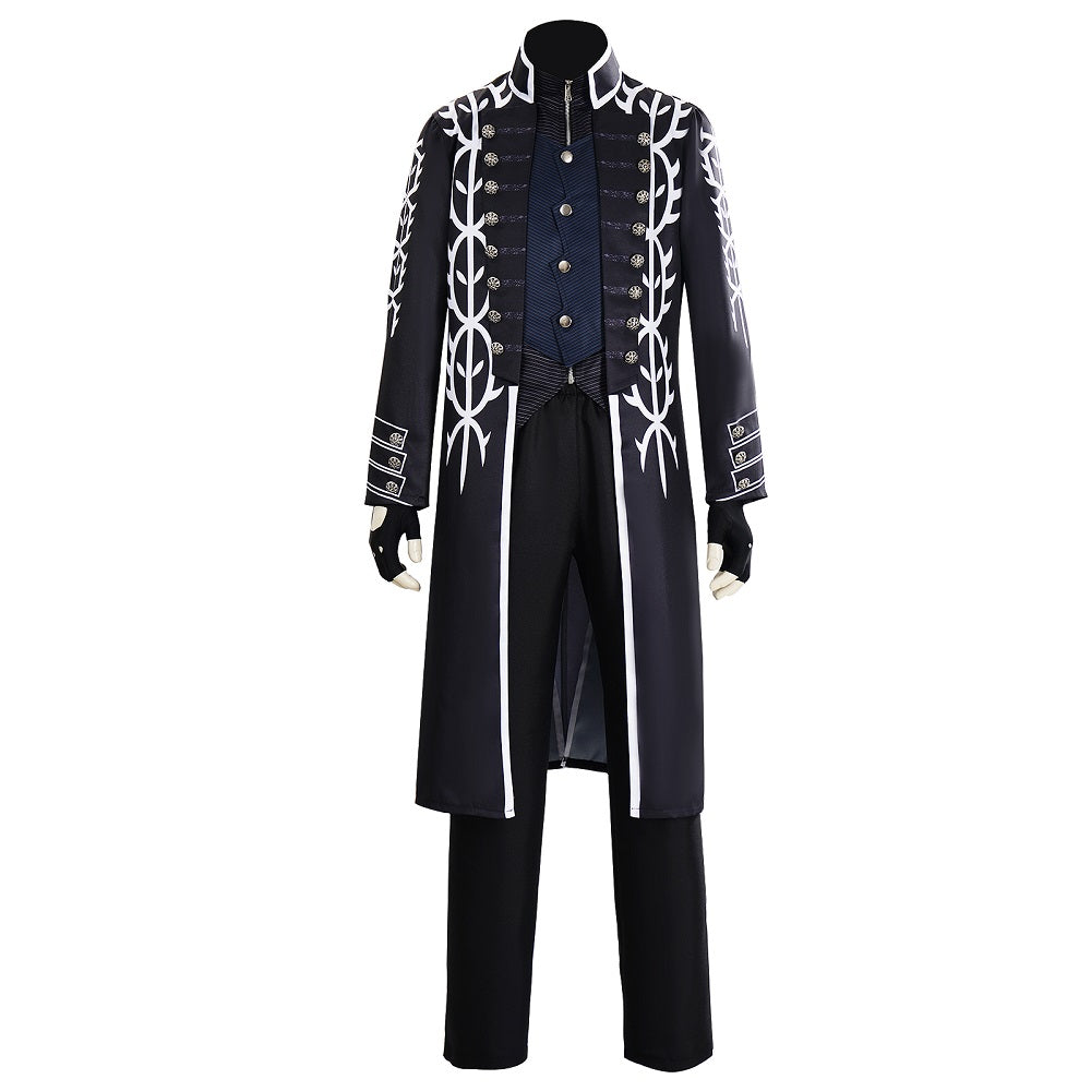 Devil May Cry(2025) Vergil Tenue Noire Cosplay Costume
