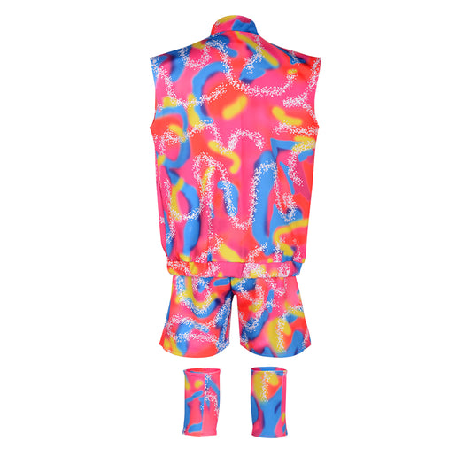 2023 Barbie Ken Rose Rétro Ryan Gosling Cosplay Costume Carnaval