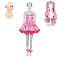 Cosplay Costume Mizi Zombie Stage Alien Stage(2026) TV Cosplay Robe Rose Femme Ver.2