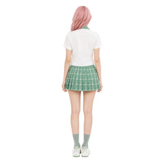 Cosplay Costume Mizi Alien Stage(2026) TV Cosplay Uniforme Blanche et Verte Femme