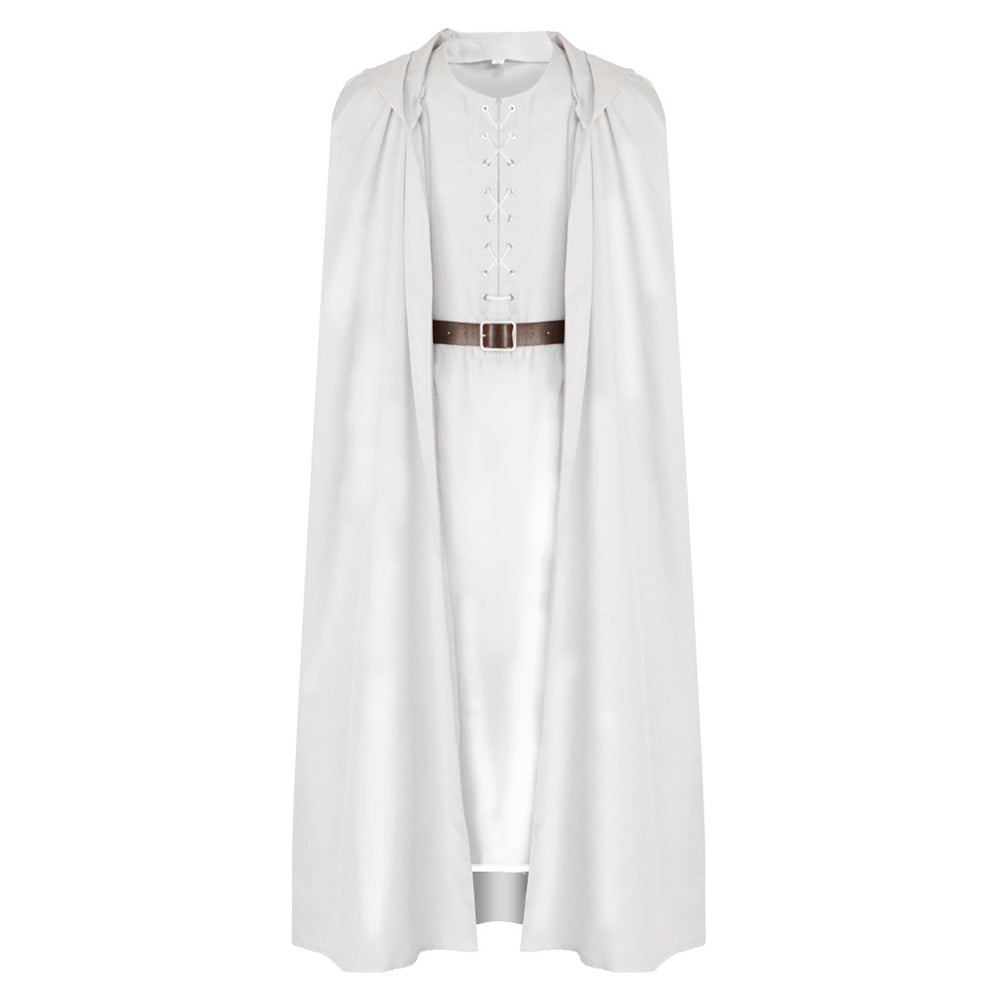 Lord of the Rings Gandalf Le Blanc Robe Blanche Cosplay Costume