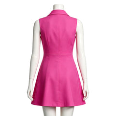 Cosplay Costume Elle Woods Legally Blonde(2001) Film Cosplay Robe Rose Femme Ver.2