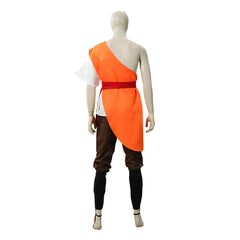 Cosplay Costume Aang Avatar: The Last Airbender 2(2026) TV Cosplay Tenue Orange Homme