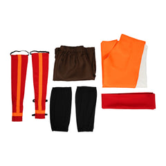Cosplay Costume Aang Avatar: The Last Airbender 2(2026) TV Cosplay Tenue Orange Homme