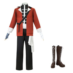 Frieren: Beyond Journey's End Stark Tenue Rouge et Noire Cosplay Costume