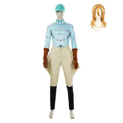 Cosplay Costume Diego Brando JJBA 7(2026) Anime Cosplay Tenue Bleue et Beige Homme