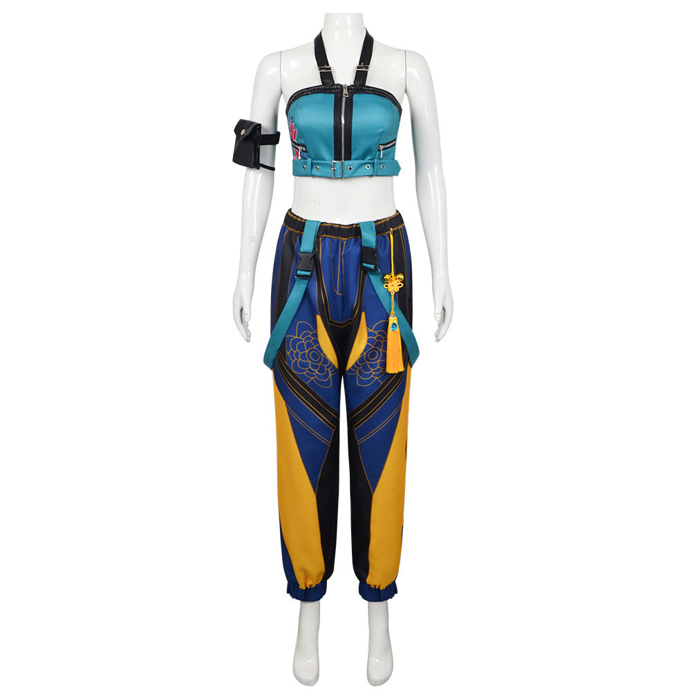 Zoey Tenue Jaune Cosplay Costume